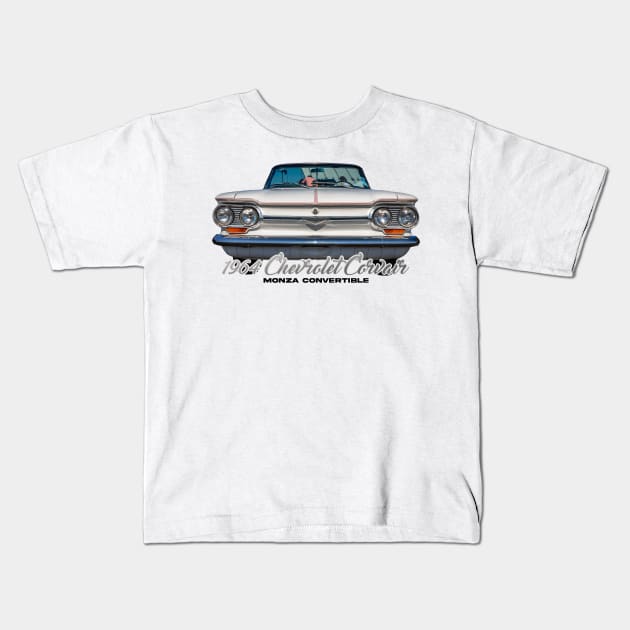 1964 Chevrolet Corvair Monza Convertible Kids T-Shirt by Gestalt Imagery